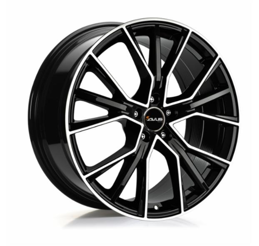AF18 8x 18 +35 5x112 AVUS 66,6 BLACK POLISHED